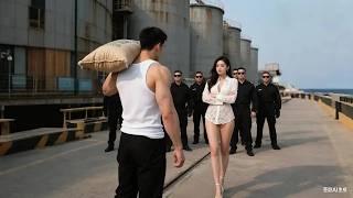 所有人都不相信搬米小工能救下女總裁，豈料他竟是隱世武神！一掌震碎體內鋼釘解除封印，恐怖氣息讓惡霸立馬磕頭認錯求原諒#侠之大者