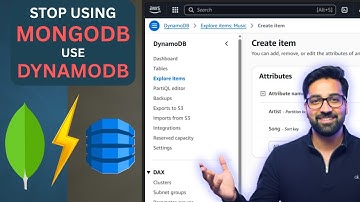 Masterclass on DynamoDB | Better than mongoDB| How to use AWS DynamoDB