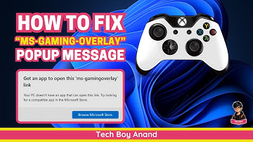 Fix “ms-gaming-overlay” Popup Message on Windows 11 | Easy Registry Editor Fix (2025 Guide) 🔧