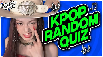 ⭐️ KPOP RANDOM QUIZ | GUESS THE KPOP SONG, NAME ONE KPOP, SAVE ONE SONG & MORE - FUN KPOP GAMES 2025