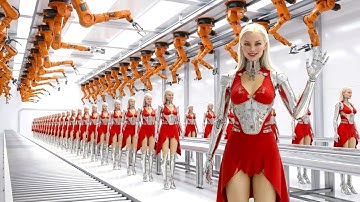 She Has No Heart! Inside the Advanced Modular Android Factory (Full Process)