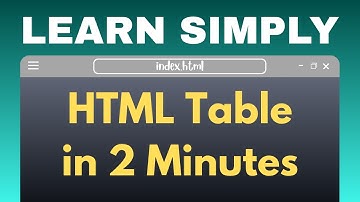 How to Create Tables | Table in HTML and CSS | Learn HTML and CSS | HTML CSS Tutorial