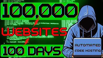 Build 100,000 Websites In 100 Days Fully Automated (Free Hosting, SEO Friendly)