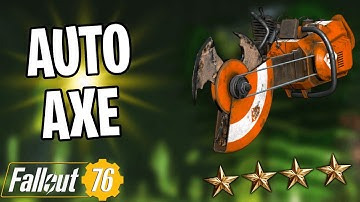 New Auto Axe Build To Destroy Raid Bosses (Human/Ghoul) - Fallout 76
