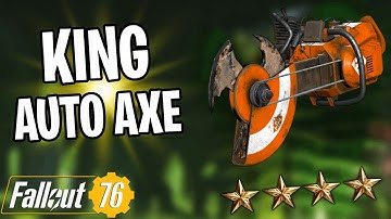 New Auto Axe Build To Destroy Raid Bosses (Human/Ghoul) - Fallout 76