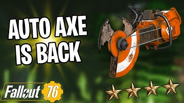 New Auto Axe Build To Destroy Raid Bosses (Human/Ghoul) - Fallout 76