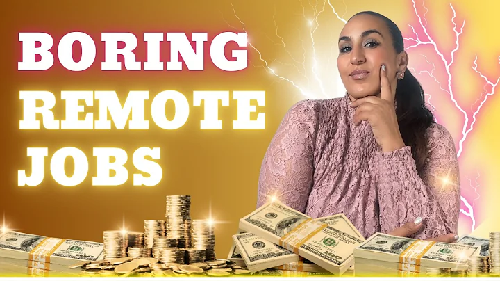 These 5 Remote Jobs Are Boring But Make Real Money