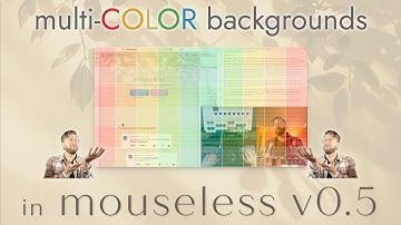 NEW in Mouseless: 🌈 Multi-Color Backgrounds and More (even faster clicks?! cleaner overlays)