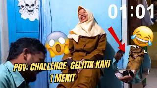 POV: 1 Minute Foot Tickle Challenge – The Reactions Will Make You Laugh!