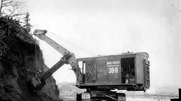 Steam Shovels at Work – Vintage Earthmoving Machines in Action