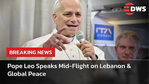 HISTORIC MOMENT: Inside Pope Leo’s Rare Papal Press Conference Mid-Flight! Must Watch | AC14
