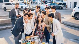Poor girl who was dumped bring her 8 CEO brothers who had a crush on her to inspect company