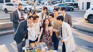 Poor girl who was dumped bring her 8 CEO brothers who had a crush on her to inspect company