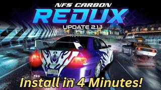How to Download & Install NFS Carbon Redux 2.1.3 (Remastered 2025) | NextGen Graphics   New Cars Mod