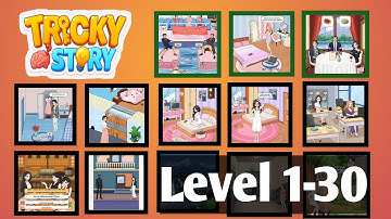 Tricky Story Level 1 - 30 Solution Walkthrough Gameplay | 1 Story:The Perfect Revenge