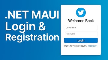 Build a Login and Registration Form in .NET MAUI
