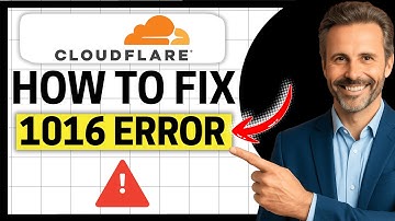 How To Fix Error 1016 While Using Cloudflare [Easy Guide]