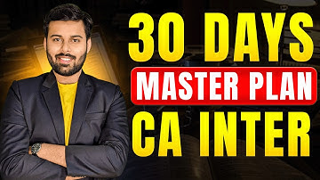 Kuch Nahi Padha ?? || Last 30 Days Master Strategy for CA Inter Jan 2026