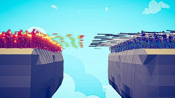 200 v 200 Ranged Units (Floating Island War) - Totally Accurate Battle Simulator TABS