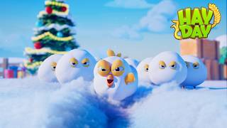 Winter Fun with the Baby Chicks | Hay Day Animation