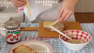 saturday life vlog 🛼🧸💕⌇living alone with cozy vibes, river cafe, aesthetic vlog