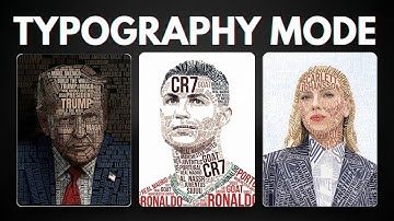How to Create Text-Only Art with Gemini Nano Banana Pro (Typography Portraits & Caligrams with AI)