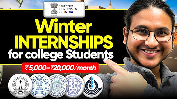 Winter Internships 2025: Apply Now for IISc, TIFR, IIT, NISER Programs