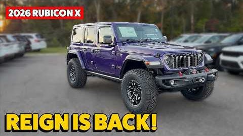 NEW 2026 Jeep Wrangler Rubicon in Reign | Full Review