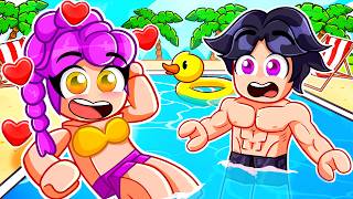 Stuck at GIRLS ONLY POOL PARTY with my CRUSH! (Kpop Demon Hunters)