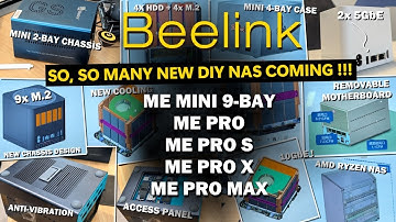 Beelink DIY NAS Phase #2 - ME Mini Gen2, ME PRO, ME PRO X, ME PRO S, ME PRO MAX NAS