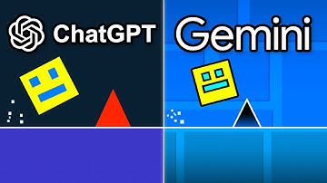ChatGPT vs Gemini Create Geometry Dash in 1 Hour