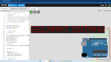 Teks Berjalan / Running Text Beberapa Kata dan Beda Animasi menggunakan LED DOT MATRIX #runningtext