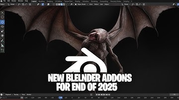 New end of 2025 blender addons