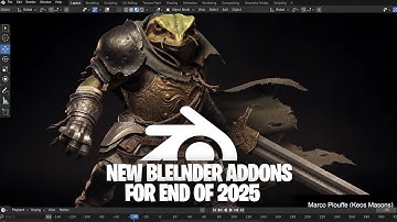 New end of 2025 blender addons