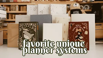 Unique planner systems and my favorite ways to plan/journal 📚