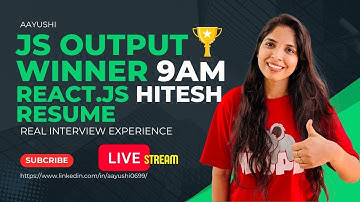 ⚡ 10 JS Output + HTML/CSS MCQ LIVE | Resume Review + Calls Kyun Nahi Aate? (2025)