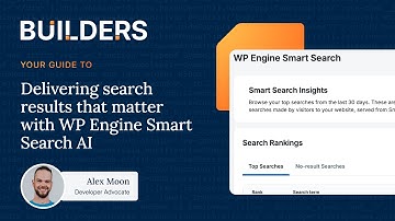 Deliver search results that matter with WP Engine Smart Search AI