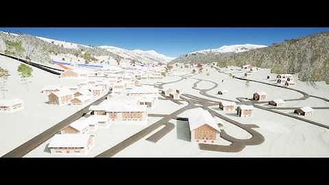 Procedurally generate a ski resort using the Landscape Combinator plugin in Unreal Engine 5