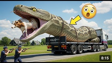 Heroic Rescue Team Risks Everything to Save Cow From Giant Python