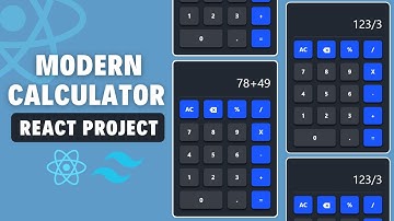 Calculator App in React JS & Tailwind CSS | Modern React Project 2026