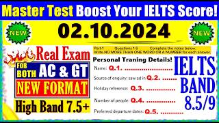 IELTS LISTENING PRACTICE TEST 2024 WITH ANSWERS | 02.10.2024