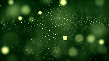 Silent 4K Green Digital Matrix Background Loop | Tech Bokeh Data Flow