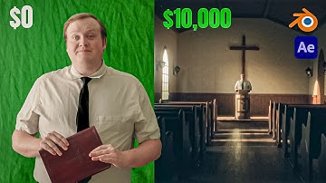 I Faked a $10,000 Location for $0 (Blender and AE Tutorial)