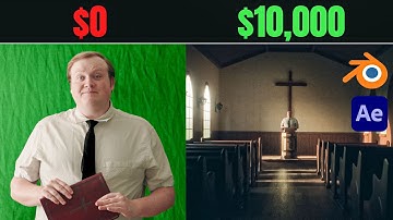 I Faked a $10,000 Location for $0 (Blender and AE Tutorial)
