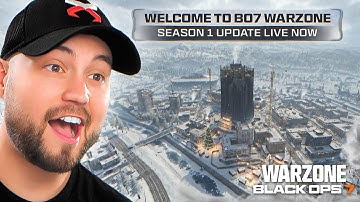 the NEW WARZONE BO7 MAP UPDATE is LIVE! (WZ Black Ops 7 Season 1 Gameplay)