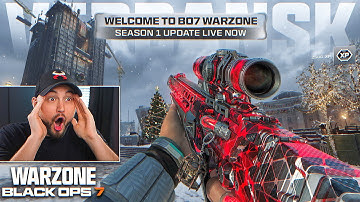 the NEW BO7 WARZONE MAP UPDATE is HERE! (Warzone Season 1 Gameplay)