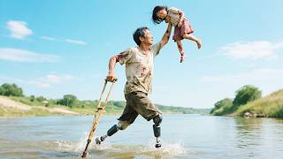 Disabled uncle ditches prosthetic leg,saves girl from river!20 yrs later she becomes billionaire CEO
