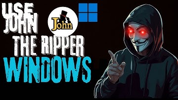 Password Cracking with John the ripper on Windows