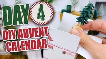 Day 4 DIY Miniature Advent Calendar - How to make your own Miniature Christmas trees