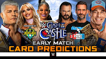 WWE Clash at the Castle 2025 - Match Card Predictions | Bevelock